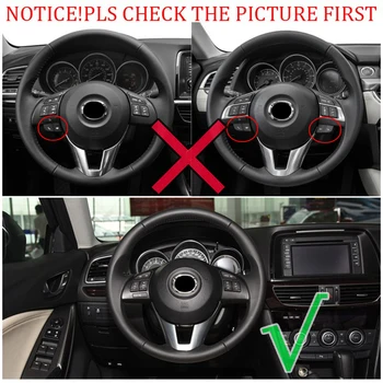 Näiteks Mazda 3 Axela BM 2016 Luukpära Sedaan Chrome Rool Paneeli Katta Nupp Switch Sisekujundus Teenetemärgi Car Styling