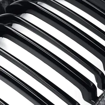 Paari tahma Esi Kapott Neerud Iluvõre Grill ABS Dual Line ühildub BMW F20 F21 1-Seeria 2016 2017 Auto Accessori