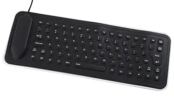 Paindlik Mängude Mehaaniline Klaviatuur USB Juhtmega Klaviatuur inglise Silikoon ja PC Klaviatuuri Lauaarvuti Sülearvuti Notebook #22158