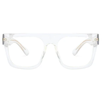 Peekaboo tr90 raam square prillid meestele, must läbipaistev suur moe prillid on optilised tarvikud naine selge objektiiv