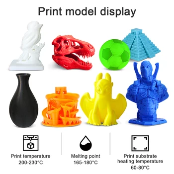 PLA 1.75 mm Tolerants+-0.02 MM 3D-Printer Hõõgniidi 1kg/2.2 lbs 3D Printer Eco-sõbralik,Vähene Kokkutõmbumine Materjali Lapsed Loomine