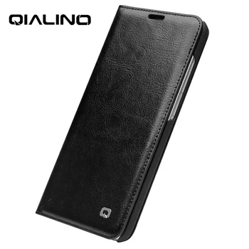QIALINO Ehtne Nahk Ultra Slim Telefoni Kaas Xiaomi MI 8 Luksus-Kaardi Pesa Puhas Käsitöö Flip Case for Xiaomi 8 6.21 tolli