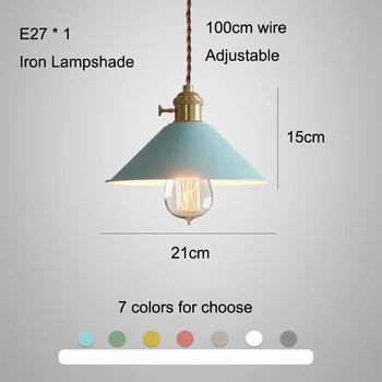 Ripats Tuled Kaasaegne Hanglamp Tööstus-Lamp, Vintage Nordic Light Led Rippvalgusti Lamp Köök Söögituba Rippuvad Lights E27