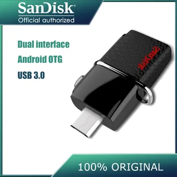 SanDisk OTG USB Flash Drive 32gb Ultra Dual interface 16gb 130M/S USB 3.0 Pen Drives 128GB PenDrives 64gb Originaal Toode