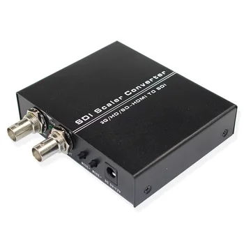 Scaler Converter HDMI-2-port SDI BNC 3G/HD/SD-SDI SDI Scaler Audio-Video Signaali Adapter juhtimiseks HDMI Monitorid