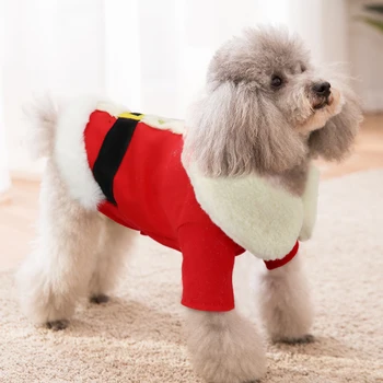 Soe Jõulud Koera Riided Väikesed, Keskmise Suurusega Koerad Kassi Kostüüm Santa Mops Chihuahua Pet Riided Jope Mantel Lemmikloomad Kostüüm