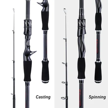 Sougayilang 1,8 M 2,1 M Süsiniku Rod Teleskoop Rod Ketramine/Casting Rod kalastustarbed Rod Reisi Rod 5-10LB Kalapüük