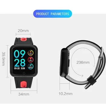 Sport IP68 Smart Watch P68 fitness käevõru tegevuse tracker südame löögisageduse monitor vererõhu ios Android apple iPhone 7 x