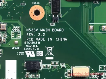 Stiilne Emaplaadi Asus N53SV Sülearvuti HM65 Chipset P/N N53SV PEAMINE JUHATUSE N12P-GS-A1 GT540M 2GB DDR3 Täielikult Testitud