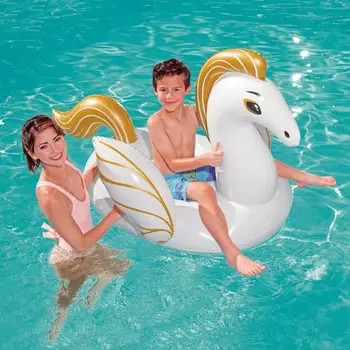 Suur Täispuhutav Pegasus Bassein Hõljub PVC Suvel Ujumine Ringi Basseini Ujuma Madrats Mänguasjad