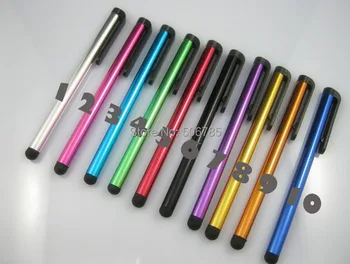 SZAICHGSI hulgi 1000pcs/palju Universal Capacitive Stylus Pen Iphone 5 5S 6 7 pluss Touch Pen mobiili, Tahvelarvuti