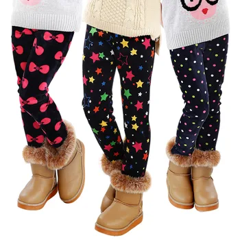Sügis-Talv Tüdrukute Püksid Velvet Paksenema Soe Tüdrukute Retuusid Lapsed Laste Püksid Baby Tüdrukute Riided Talvel 110~150
