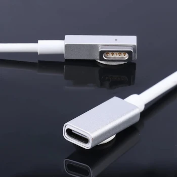 T-tip L - Tip Laadija USB-C C-Tüüpi Femal, et Magsaf* 1 2 Apple Macbook Pro Õhu 30W 45W 61W 65W 87W 100W Laadija Power Adapter
