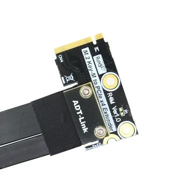 Tasuta kohaletoimetamine M. 2 NVMe SSD pikendusjuhe M-Klahvi Extender Pööramine 90 kraadi Toetab PCI-e 3.0 x4 M. 2 NVMe SSD kaardid pikendamine