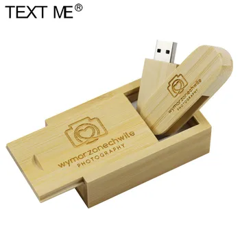 TEKST MULLE Tasuta Printida LOGO puidust + Kast Sabre USB flash drive 8GB 16GB 32GB 64GB 4GB USB 2.0 pen drive mälu pendrive