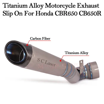 Titaani Sulam Tõsta mootoratta Austin Racing AR Heitgaasi Modified Carbon Põgeneda Keskel Link Toru Honda CBR 650R CB650R CB650F