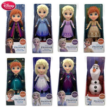 Tõeline Disney Külmutatud 2 Figuriin Printsess Anna Elsa Belle Ariel Tuhkatriinu Tegevus Arvandmed Elza PVC Mudel Kids Tüdrukute Mänguasjad Kingitus