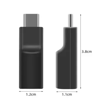 USB-C Adapter TypeC 3,5 mm Audio Adapter Telefoni Audio Converter Välise Mikrofoni Jaoks Osmo Tasku mobiilseadme