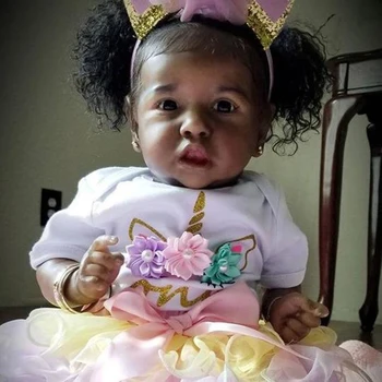 Uuestisündinud Beebi Mannekeeni Tüdruk 58CM 22inch Vinüül Jäsemed Lapiga Keha Super Realistlik Bebe Todder Nukk Beebi Mänguasi Lapsele Sünnipäeva Xmas Kingitus