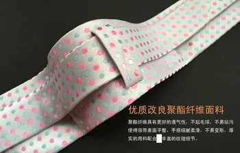 Uus Klassikaline 8cm Tie Mees Siid Lips Luksus Tahke Ruuduline Dots Äri Kaela Sidemed Meeste Ülikond Cravat Pulmapidu Necktie