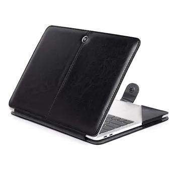 Uus Magnet-Kabuur Pu Leather Case For MacBook Air 13 tolli 2018 2019 A1932 Uusim mudel Mac book Air 13