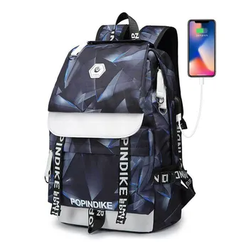 Uus Meeste laadimine USB sülearvuti seljakott teismelised õpilased, tüdrukud, poisid kooli kotti Naiste mochilas reisi bagpack