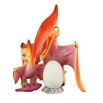 Uus simuleeritud dinosaurus mudel mänguasi pehme liimi ema dinosaurus dinosaurus muna tülinorija Dragon pterosaur laste puzzle Mängida vanema-lapse