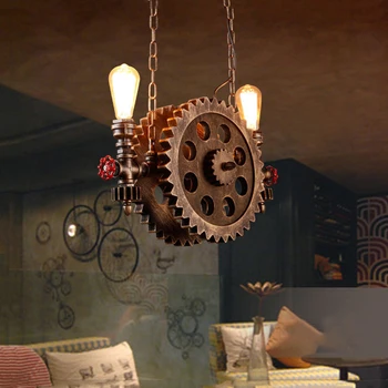 Vintage loft ripats lambid käik clain tuled vee toru käsivarre baar restoran tööstuse tuul kohvik elutuba söögituba trepp lamp