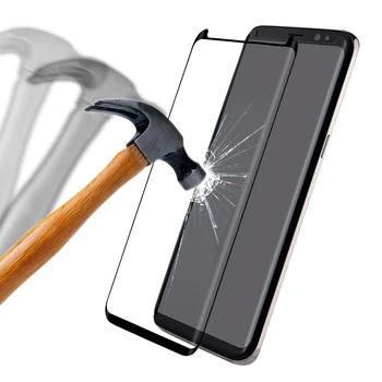 Vothoon Karastatud Klaasist Samsung Galaxy S9,S9 Plus 3D Kaardus serv Ekraani Kaitsekile (Juhul, Sõbralik Disain)