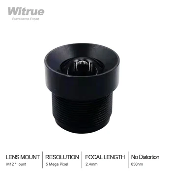 Witrue 2,4 mm M12 Objektiivi 1/3-Tolline 5MP F1/2.0 Nr Moonutamise eest CCTV kaamera