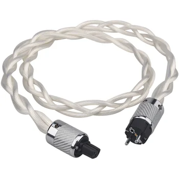 Xangsane palavik hinne HIFI audio AU/EU/USA toitejuhe 5N OCC hõbetatud võimendi võimendi kõlarite upgrade cable