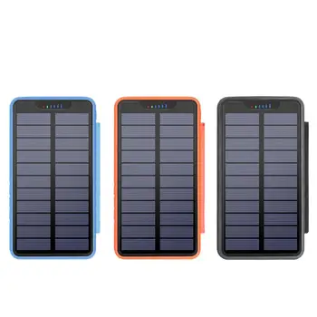 10000mAh 20000mAh Kokkupandav Solar Power Bank Veekindel Powerbank koos Taskulamp Ronimiseks Reisi Poverbank Mobiilne Telefon