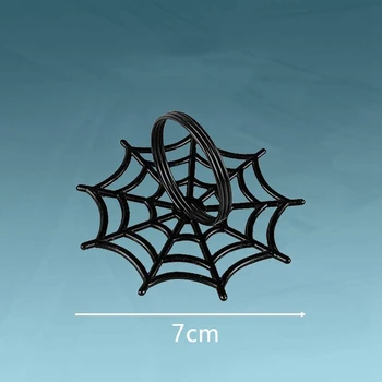 12tk/Palju salvrätikuhoidja Spider Web Salvrätiku Lukk salvrätikuhoidja, Sobib Halloween Pool Tabelis Teenetemärgi