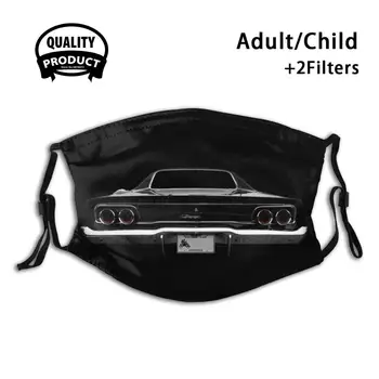 1968 Dodge Charger - Black Anti Tolmu Filter Mehed Naised Pestav Must Maskid 1968 Laadija Charger Rt Mopar Classic
