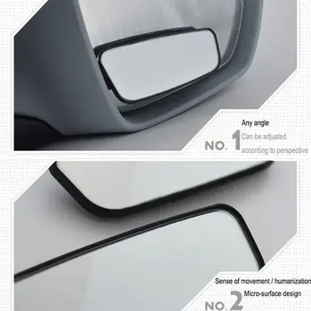 2 Tk Universaalne 360 Kraadi Reguleeritav Rearview Mirror Tagurdamine Lainurk Ajastiga Blind Spot Auto Tarvikud