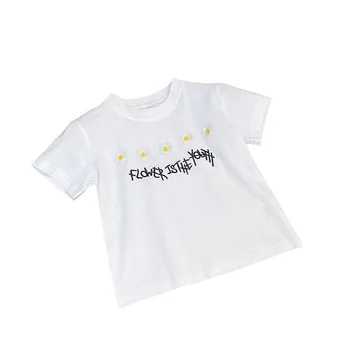 2020 Tüdruk Moe Suvel Flower Print T-Särk Baby Kids Laste Tee Kaks Värvi 6467