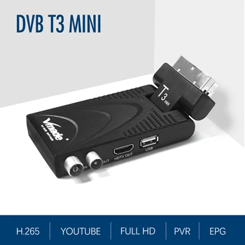 2020 Uuemad DVB-T2 digitaalse vastuvõtja, DVB T2 H. 265 dekoodri toetus Youtube ' i USB-WIFI-DVB-T2 maapealse edastuse vastuvõtja hot müük Hispaania