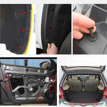 240PCS Kaitseraua Hoidja Klambrid Auto Plastikust Needid Klambrid Push Honorar Kit SizesAuto Push Pin-Needid Set-Door Trim Panel Poritiib