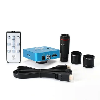 34MP HDMI-USB-Tööstus-Mikroskoobi Kaamera 1/2.33-Tolline Panasonic CMOS Sensor Elektron Okulaari C/CS Mount 0,5 X Okulaari Adapter