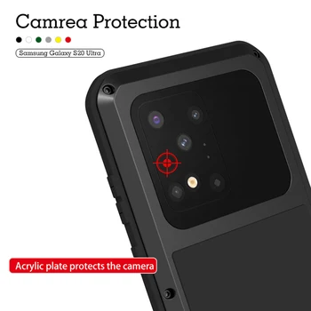 360 Kogu Keha Protective Case For Samsung Galaxy S20 Ultra Juhul Põrutuskindel Alumiiniumist Metallist Tagakaas Samsung S20 Pluss Juhtudel