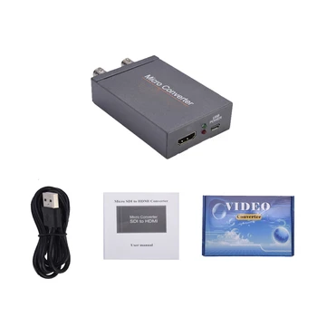 3G-sdi, et hdmi-ühilduvate Konverteri Adapter sdi video converter HD-SDI/3G-SDI Adapter HD1080P Video Converter for HD-DVD-HDTV