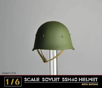 5CM Pikk 1/6 Skaala WWII Sovlet Sõdurid Roheline Metallist Kiiver Mudeleid 12 Tolli Tegevus Arvandmed Asutuste Nukud, Aksessuaarid