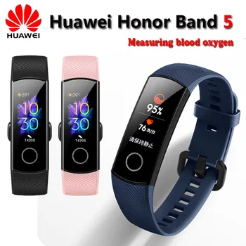 Algne Huawei Honor Band 5 Smart Käepaela Oximeter Magic Color Touch Screen Ujuda Insult Avastada Südame Löögisagedus Puhkeolekus Nap