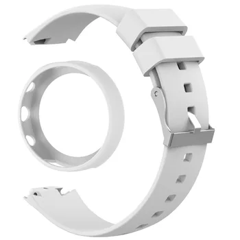 Asendamine Kummist Randmepael Watchband &Kaitsta Koorega Juhul Katta ASUS ZENWATCH 3 Smart Watch Band w/Protective Case