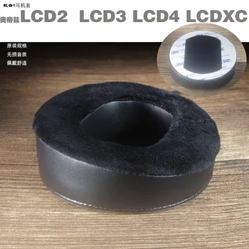 Asendamine Kõrva tampoonid AUDEZE LCD2 LCD3 LCD4 LCDXC Kõrvaklapid Pehme Vaht Kõrva Padjad Kvaliteetne Lambanahk Velvet