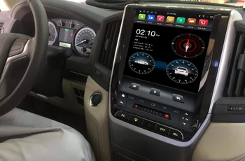 Auto Bluetooth Ekraan, Android 9 GPS Navigation Multimeedia Mängija Toyota Land Cruiser 2016 12.1 Tolline Tesla Carplay juhtseade