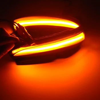 Auto Dünaamiline LED suunatule Pool Tahavaatepeegel Sequential Indikaator Blinker Lamp FORD Fusion, MONDEO-2019