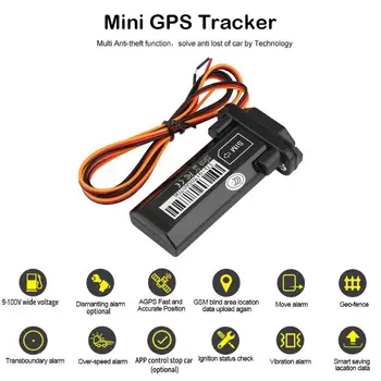 Auto GPS Tracker Mini Veekindel built-in Aku Ülemaailmse GSM-GPS-Tracker reaalajas AGPS Lokaator Auto Mootorratta Sõiduki