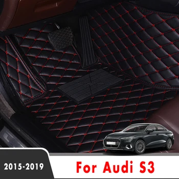 Auto Põranda Matid Audi S3 2019 2018 2017 2016 Veekindel Auto Vaip Car Styling Custom Interjööri Aksessuaarid Auto Matid Kate