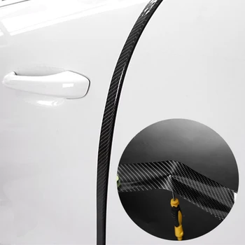 Auto Ukse Serva Kaitse Carbon Fiber Kile Kleebised Auto Rearview Mirror Kokkupõrke-Riba Universaalne Kaitseraua Kriimustuste Kleebis
